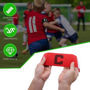 Brassard de Capitaine de Football Personnalisé Robuste avec Broderie et Impression Personnalisée, Brassard Élastique de Capitaine - Product Image 4