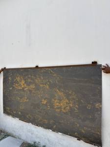 K Black Gold Slate Stone Veneer Flexible <b>Wall</b> <b>Cladding</b> Eco Friendly Lightweight Natural Stone <b>Panel</b> for <b>Interior</b> Exterior - Product Image 3