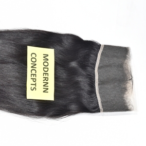 Extensiones de Cabello Humano Virgen Natural de Templo Indio al por Mayor, Sin Procesamiento Químico, Cabello Humano Liso Frontal HD 13*4 - Product Image 4