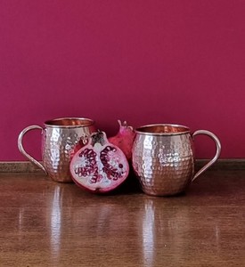 Copper Drinking Mug Handmade Premium Water Cup With Elegant Design for Hotels and Gift Shops - Product Image 1