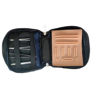 Kit de Práctica de Sutura, Set de Entrenamiento de Sutura Médica con Almohadilla de Silicona e Instrumentos Quirúrgicos - Product Image 6