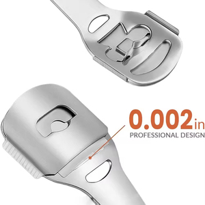 เครื่องตัดแคลลัสเครื่องตัดข้าวโพดที่ตัดแคลลัสเครื่องโกนผิวที่ตายแบบแข็งดูแลเท้าพร้อมใบมีด10ใบ - Product Image 3
