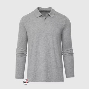 Chemise à manches longues unie pour homme, chemise à manches longues tendance pour homme, chemise à manches longues personnalisée OEM pour homme, chemise à manches longues en gros pour homme - Product Image 1