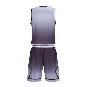 Conjunto de Uniforme de Baloncesto, Camiseta sin Mangas con Pantalones Cortos, Transpirable, de Secado Rápido, 100% Poliéster, Logotipo del Equipo Personalizado, para Jóvenes y Adultos - Product Image 3