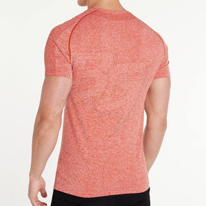 Vêtements de sport professionnels pour hommes, t-shirts de gym en tissu tricoté, respirants, séchage rapide, coupe ajustée, qualité supérieure - Product Image 3