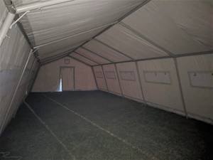 Tente à armature multi-usages conforme aux normes ICRC IFRC pour toutes les conditions météorologiques HSHETENTH82, abri d'hôpital de campagne d'urgence - Product Image 2
