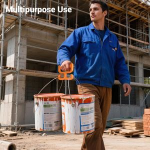 Confezione da 2 Porta Sacchetti in Plastica Resistente, Maniglia Multiuso per Borse della Spesa, Ogni Porta Sacchetti Raccoglie Comodamente 45 kg - Product Image 5