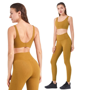 Conjuntos Deportivos Personalizados de Diseño Exclusivo para Mujer, 2 Piezas, Leggings de Yoga de Cintura Alta, Sujetador Deportivo, Ropa de Gimnasio, Incluye Tallas Grandes - Product Image 6