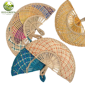 Abanico de Mano de Seagrass Natural Ecológico Hecho a Mano, Ideal para Días de Playa, Decoración del Hogar y Regalos - Product Image 2