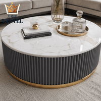 Ensemble de meubles de salon Vantel, canapé et table basse de luxe pour l'hôtellerie et les propriétés en location