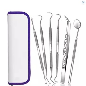 Implantes Dentales DENTRIC, Juego de Instrumentos Dentales de Doble Extremo con Logotipo Personalizado, Instrumentos de Higiene de Acero Inoxidable, Instrumentos Quirúrgicos - Product Image 4