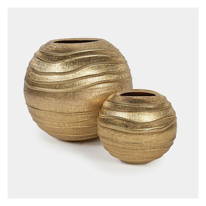 Florero de Aluminio Contemporáneo, Pieza Decorativa para el Estilo Moderno del Hogar - Product Image 6