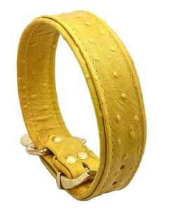 Superior Quality Handmade Cow Leather Dog Collar Solid Pattern <b>Padded</b> Work Rivet Customizable-Direct Manufacturer Wholesaler - Product Image 1