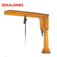 1. 	 Grue à flèche industrielle montée sur colonne, équipement de levage rotatif à 360 degrés, capacité 1T 2T 3T 5T