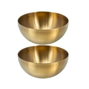 Stainless steel <b>Metal</b> <b>Bowl</b> Gold Ivory Color Salad Soup fruits handmade <b>bowl</b> - Product Image 5