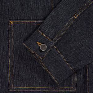 Chaqueta de mezclilla reflectante de alta visibilidad para hombre, abrigo de seguridad nocturna que brilla en la oscuridad, estilo streetwear. - Product Image 2