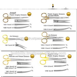 Iris Surgical <b>Scissors</b> Curved Manual Steel Custom Logo & Packing Best Quality Complete Range for Surgical Use - Product Image 1