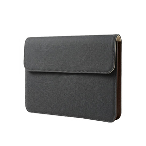 Protective <b>Canvas</b> Laptop Sleeve with Soft Padded Interior Water Resistant Finish and OEM Custom Branding for Business Buyers - Product Image 5
