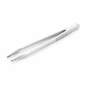 Pince de cuisine professionnelle à pointe incurvée, haute précision, pour la présentation des aliments, en acier inoxydable, outil de chef personnalisé - Product Image 4