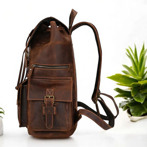 Nueva mochila de cuero de diseño personalizado de buena calidad en venta. Bolsos de cuero de moda de primera calidad y nuevo estilo. - Product Image 6