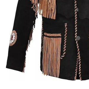 Premium Quality Brown Leather <b>Suede</b> Canvas Bomber <b>Jacket</b> Men's Vintage Winter Breathable Hot Sale Wholesale 100% Original <b>Suede</b> - Product Image 5