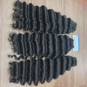 Super Double Drawn Steam Deep Wave Vietnamien Remy Cheveux Trame Plus Épais et Moins Cher Teint Extension de Cheveux Pas Mixte Expédition Rapide - Product Image 5