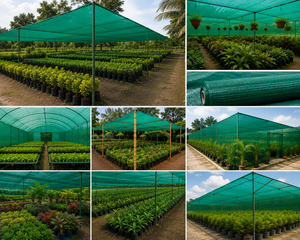 ตาข่ายบังแดดสำหรับการเกษตร HDPE ป้องกันรังสียูวี  แบบถัก รูปทรงสี่เหลี่ยมผืนผ้า สำหรับโรงเรือน สวน และลานบ้าน - Product Image 6