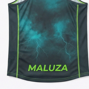 ชุดบาสเก็ตบอลฤดูร้อน MALUZA ลายพิมพ์ทันสมัย ระบายอากาศได้ดี ไซส์พลัส เสื้อกีฬาแขนกุดและกางเกงขาสั้นออกกำลังกาย - Product Image 3