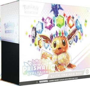 Caja de Entrenador de Élite del Juego de Cartas Coleccionables Pokémon Prismatic Evolutions ETB Original, Sellada de Fábrica, en Inglés - Product Image 2