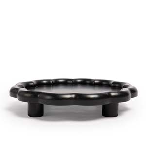 Colección de Bandejas Redondas de Madera Art Deco, Multifuncionales y Decorativas - Product Image 5