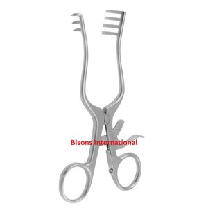 เครื่องมือผ่าตัดแบบใช้ซ้ำได้ชนิดปลายทู่ Weitlaner Retractor สำหรับศัลยกรรมกระดูก ทำจากสแตนเลสสตีล ยี่ห้อ BISONS ขายส่ง ได้รับมาตรฐาน CE - Product Image 2