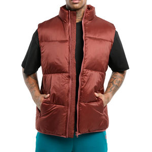 Chalecos sin mangas para hombre OEM, chaleco acolchado con cremallera, ropa exterior de alta calidad, transpirable para invierno, muy vendido, estilo urbano. - Product Image 1