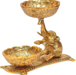 Metcraft Majestic Brass Vastu Lion Figurine with Finely Detailed Mane Contemporary Design Movable-Wholesale Price - Product Image 1