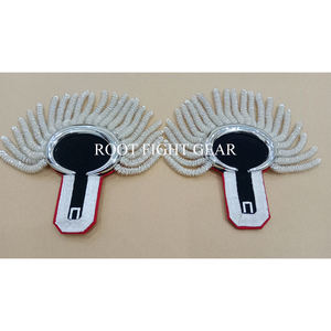 Épaulettes Cérémonielles en Coton 100% de Qualité Supérieure avec Franges et Pompons pour Hommes, Équipement de Combat, Couleur Personnalisable, Toutes Saisons - Product Image 4