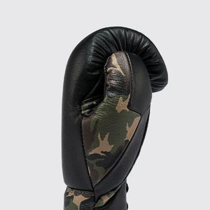 ถุงมือชกมวยหนังแท้ลายพราง ดีไซน์ทันสมัย สำหรับฝึกซ้อมและแข่งขัน ซานด้า MMA  ประสิทธิภาพสูง - Product Image 1