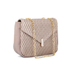 Bolso de hombro formal para mujer beige P55623 - Product Image 2
