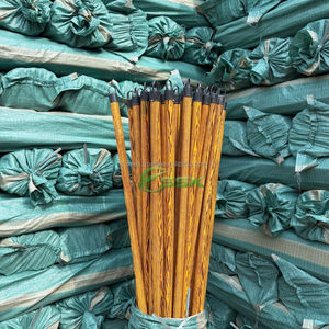 Vietnamese 2 in 1 Wooden Broomstick with Eucalyptus Grain Design PVC Broom Head & Dustpan-Waterproof Durable Home Cleaning Tool - Product Image 4