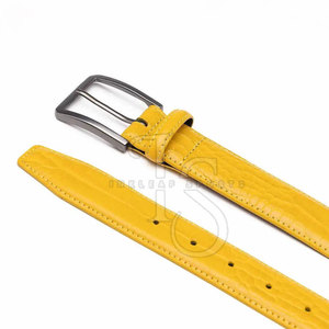 Cinturón de Cuero Vacuno Personalizado para Hombre, Hebilla de Acero, Duradero, de Alta Calidad, Impermeable, Ecológico, Último Diseño, Razonable - Product Image 5