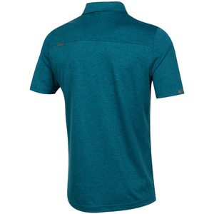 Polo à manches courtes gris pour homme avec poche poitrine, tissu tricoté à séchage rapide, style décontracté, coupe classique - Product Image 2