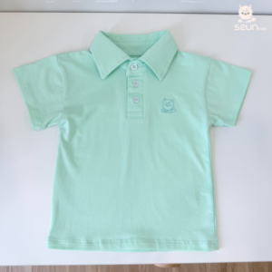 1. เสื้อโปโลผ้าฝ้ายสำหรับเด็กผู้ชาย เสื้อผ้าเด็กขายส่ง ระบายอากาศได้ดี ยืดได้ 4 ทิศทาง ผลิตในเวียดนาม คุณภาพพรีเมียม รับประกัน - Product Image 3