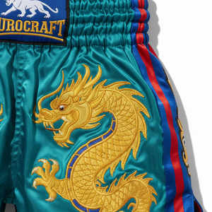 Conjunto de 4 Piezas de Jersey y Pantalones Cortos de Muay Thai para Hombre, para Artes Marciales Mixtas, Gimnasio, Entrenamiento, 100% Poliéster, Corte Ajustado - Product Image 4