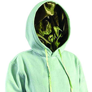 Sweat-shirt à capuche pour homme, couleur unie, coupe classique, décontracté, en molleton tricoté, pour l'automne, avec doublure satinée - Product Image 5