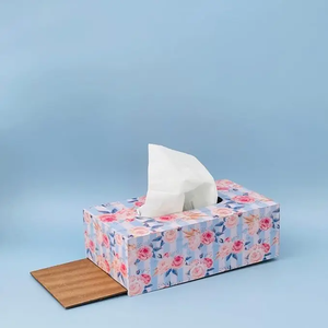 AZ ENTERPRISES Meena – Distributeur de mouchoirs en MDF imprimé, durable, écologique et décoratif en bois pour la maison, le bureau et l'hôtel - Product Image 3