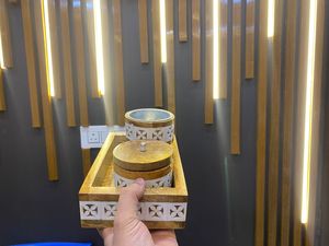 Sandalwood Arabic Incense Burner Set Bakhoor Holder <b>Tray</b>-Eco-Friendly Religious Home Fragrance Indian Incense <b>All</b>-Season Incense - Product Image 5