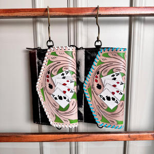 Nuevo bolso de mano personalizado hecho a mano con pelo Real en cuero de vaca, bolso de mano, vaquera, mujeres occidentales, Mini bolsos espaciosos - Product Image 4