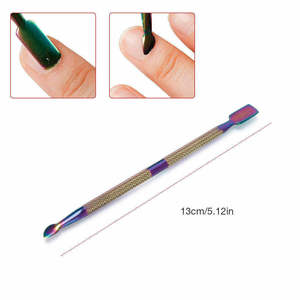 Kit de manucure et pédicure professionnel luxueux et portable en acier inoxydable et cuir PU, ensemble de soins des ongles - Product Image 4