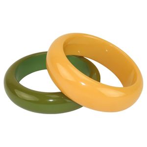 H a CRAFT Handmade Classic Chunky <b>Resin</b> Bangles for Women Party Occasion with Lovers Pattern - Product Image 4