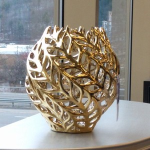 Wholesale Premium Aluminium Gold Modern Tabletop <b>Vase</b> for Luxury Home & Wedding Decor Stylish Centerpiece <b>Unique</b> Gift Idea - Product Image 4