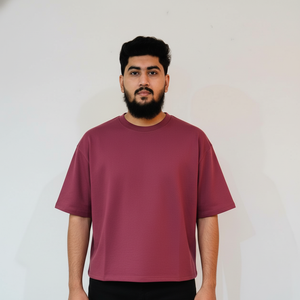 Camiseta de Cuello Redondo para Hombre, Talla Grande, Color Sólido, Manga Corta, Informal, Lisa, Teñida, de Algodón Jersey, Corte Regular, Estilo Cuello Redondo - Product Image 5