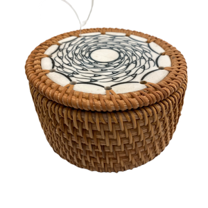 Posavasos de cerámica de ratán natural de nuevo diseño bohemio minimalista de estilo nórdico personalizado al por mayor utensilios con colores personalizados - Product Image 4